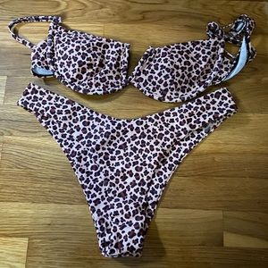 leopard bikini